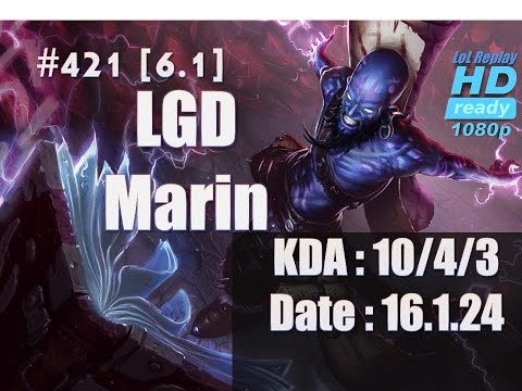 16.1.24 LPL LGD Marin Top Lane Ryze(vs Poppy) Kr High Elo Solo Q[1080p]#421