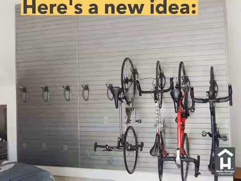 New Idea for your Garage Slatwall! Garage Organization