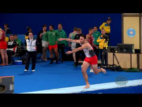 VILELA Diogo (POR) M - 2019 Trampoline Worlds, Tokyo (JPN) - Qualification Tumbling R1
