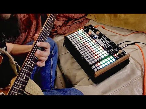 Guitar Looping on the OLED Synthstrom Deluge (All-live, nothing pre-recorded)