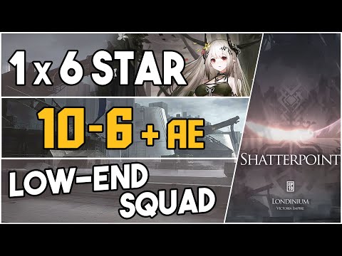 10-6 + Adverse Environment | Low End Squad |【Arknights】
