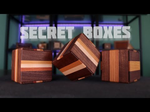 Karakuri New Secret Boxes - Beginner Japanese Puzzle Boxes