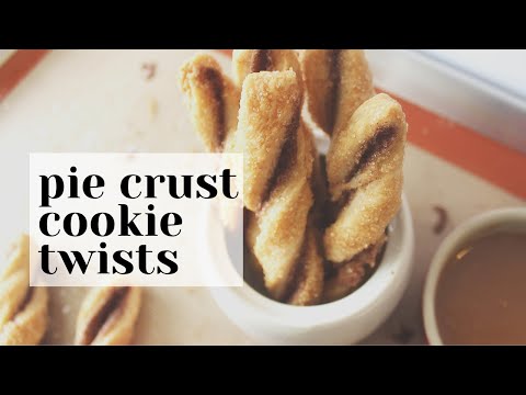 Pie Crust Cookie Twists Recipe - Easy way to use those pie dough scraps!