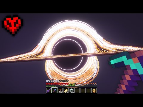 I Built a Black Hole in Hardcore Minecraft!