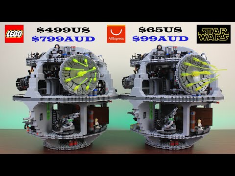 The Same? Lego Star Wars Death Star vs AliExpress Copy