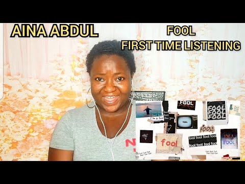 AINA ABDUL- FOOL REACTION| FIRST TIME REACTION