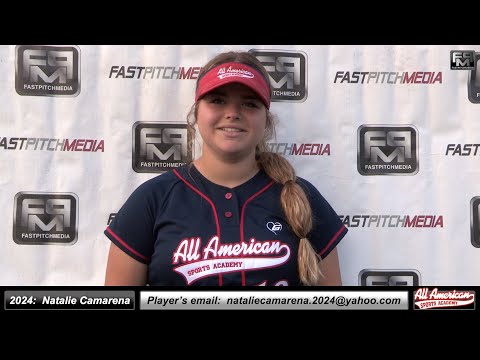 2024 Natalie Camarena Committed Cal Poly Pitcher and First Base Softball Skills Video - AASA Pikas