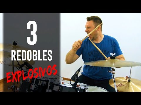 3 REDOBLES de batería EXPLOSIVOS - Clases de batería