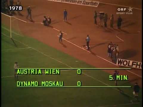 Кубок Кубков 1977-78. 1/2 финала. Ответный матч. Аустрия (Вена, Австрия) - Динамо (Москва)