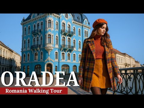 Explore Oradea in 4K🇷🇴 | City Walk Through Piața Unirii, Historic Streets & Black Eagle Passage ✨