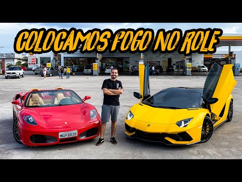AVENTADOR 6.5 V12 VS FERRARI! 5 MILLION IN CARS CUTTING RPM