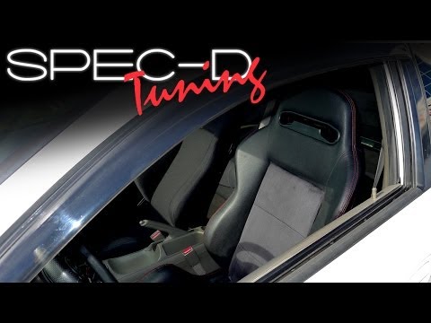 SPECDTUNING INSTALLATION VIDEO: Spec-D UNIVERSAL RACING SEAT