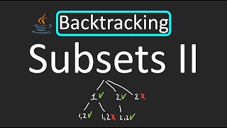 YouTube video 'LeetCode - 90. Subsets II | Backtracking | Java'