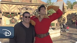‘Beauty &amp; The Beast’ Actor Josh Gad Meets Gaston | Walt Disney World