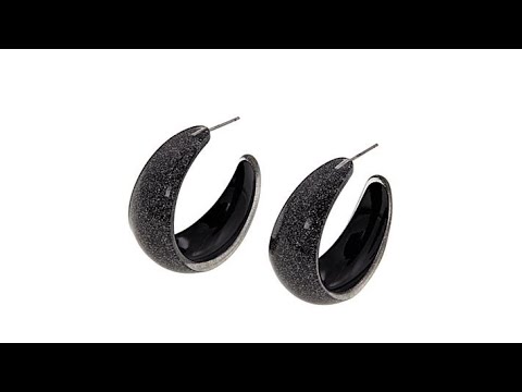 Rara Avis by Iris Apfel Glitzer-Creolen