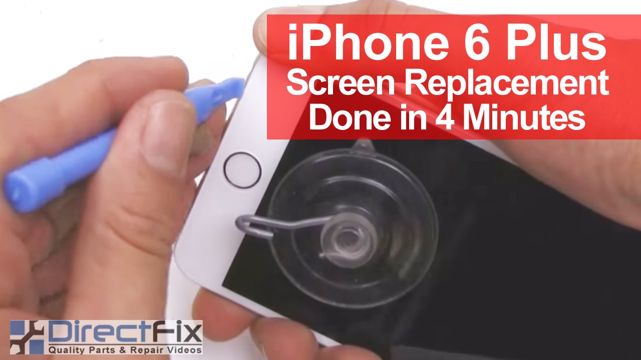 Watch video iPhone 6 Plus Screen Replacement done in 4 Minutes Now iPhone 6 Plus Screen Replacement done in 4 Minutes