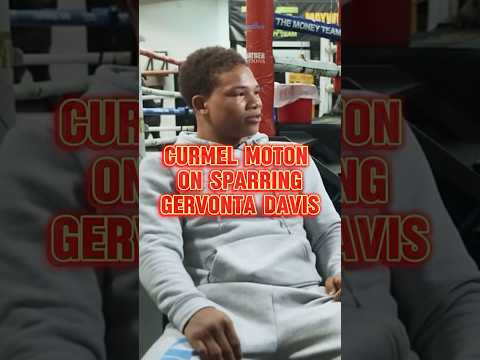 Curmel Moton recalls sparring session with Gervonta Tank Davis