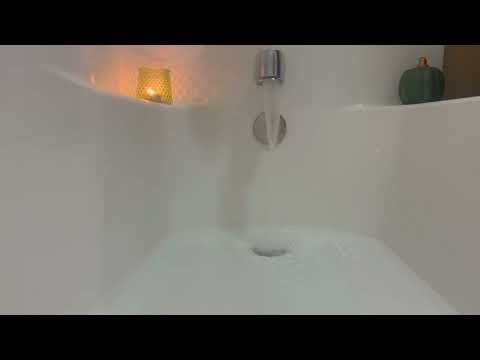 Bathtub Filling ASMR - Inside the tub, high pressure - White Noise for Sleep