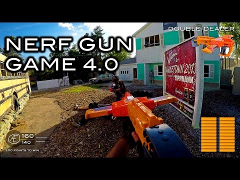 Nerf meets Call of Duty: Gun Game 4.0 | First Person on Nuketown in 4K!