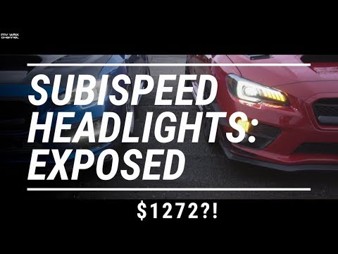 SUBISPEED HEADLIGHTS | FLAWED? | WRX VS STI GO TO MEXICO
