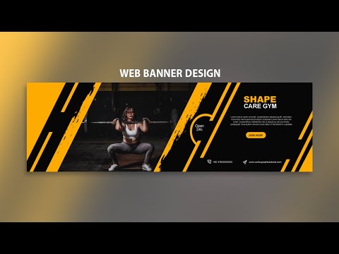 How to Banner Design in Photoshop cc A to Z Complete Banner Design tutorial