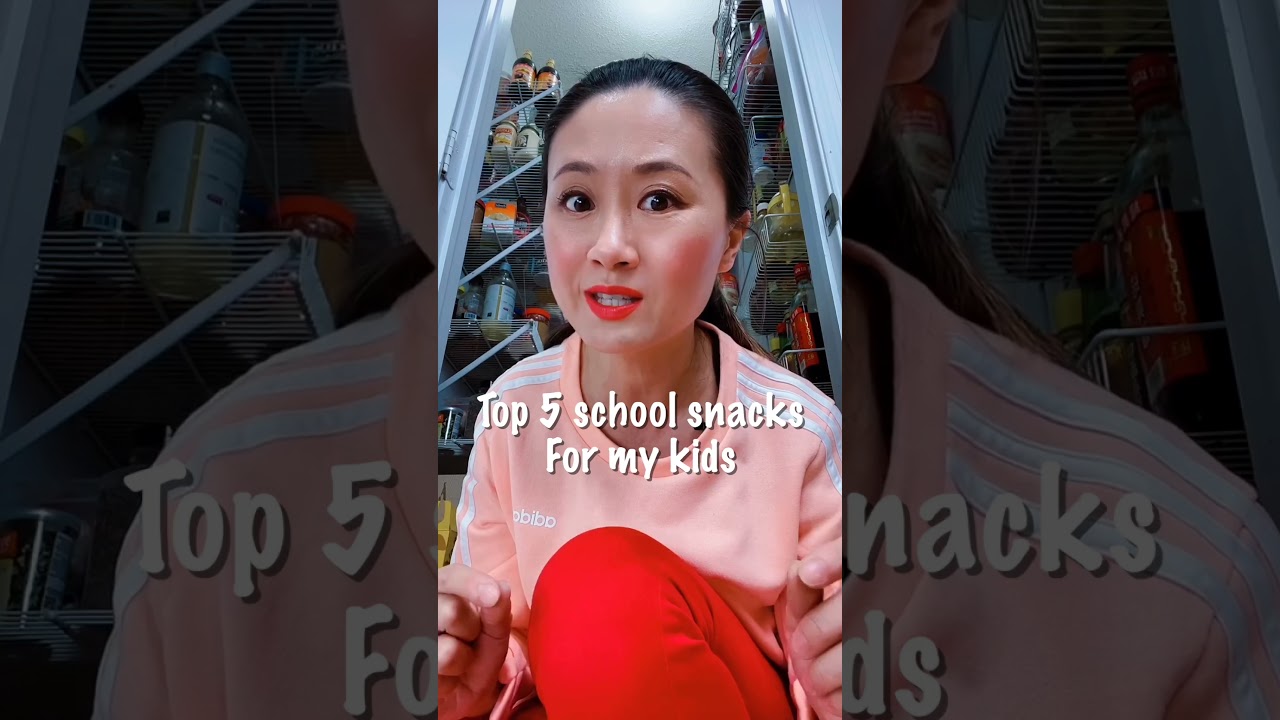 Top 5 school snacks for my kids! The last one is my favorite! 五大零食