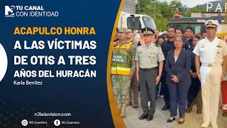 Acapulco honra a las víctimas de Otis a tres años del huracán