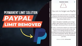 How to solve Paypal permanent limited - Account permanent limitation removed- YK Fearless