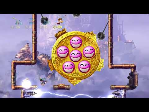 Rayman Origins (4 Players) #58 Moody Clouds: On Top Of Old Smokey