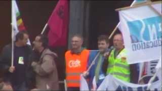 preview picture of video 'Manifestation du 1 mai 2010 à Tarascon sur Ariège'