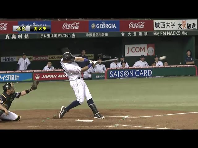 【4回裏】約ひと月ぶり!! ライオンズ・メヒア、タイムリーヒットで追加点!!  2014/9/19 L-H