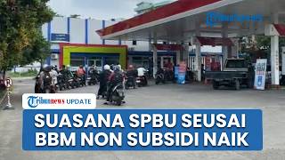 Suasana Sejumlah SPBU di Wilayah Tangerang & Depok seusai Pertamina Naikkan Harga BBM Non Subsidi