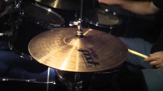 Video thumbnail for 14" Paiste pst5 medium hi hat cymbals hihat hihats hats sound demo test review pst 5 by SIC MIC