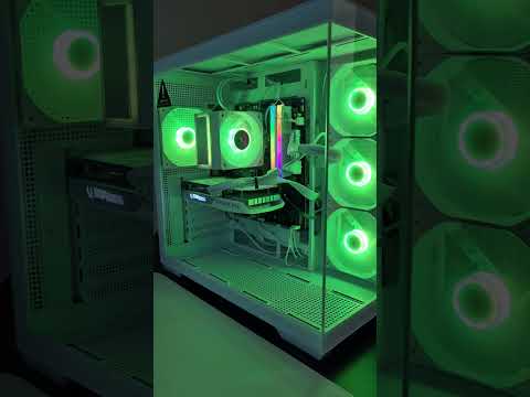 데이븐 아쿠아리움(DAVEN AQUARIUM) 화이트 PC 케이스 너무 이쁨