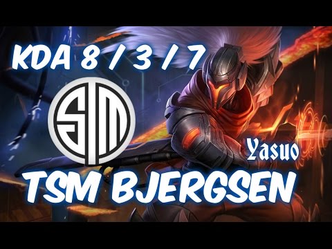 TSM Bjergsen YASUO vs Viktor MID - LOL NA SoloQ