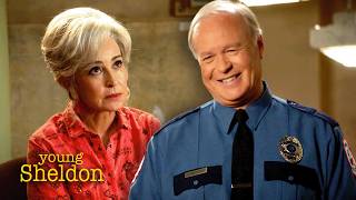 Meemaw Gets Shaken Down by an Officer | Young Sheldon