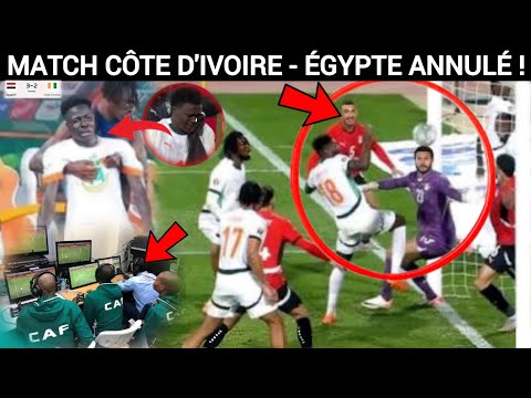 Urgent ⛔ Match Côte d'Ivoire - Égypte Annulé ! La CAF Vient de dire Son dernière Mot. 