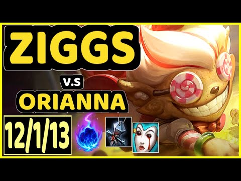 NOMANZ (ZIGGS) vs ORIANNA - 12/1/13 KDA MID GAMEPLAY - EUW Ranked GRANDMASTER