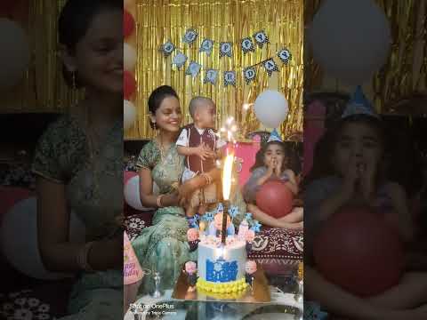 birthday Rutvik part1 #birthday #rutvik #littlekids #shorts #short #youtubeshorts