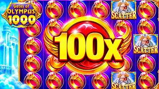 SLOT OYUNLARI | GATES OF OLYMPUS 1000 | YÜZÜKLERE 100X YAKALADIK İKİYE KATLADIK 