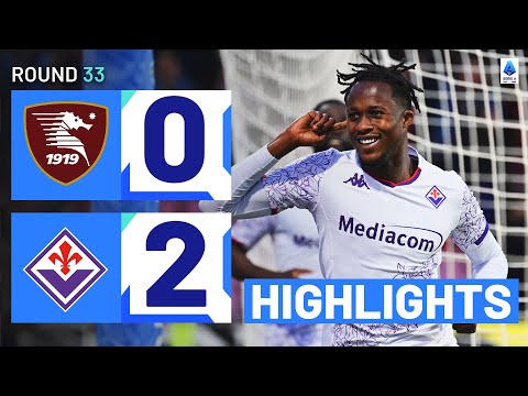 Resumen de Salernitana vs Fiorentina Matchday 33