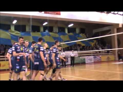 Oprawa kibiców Stali Nysa na meczu  z Camperem (16.03.2014)