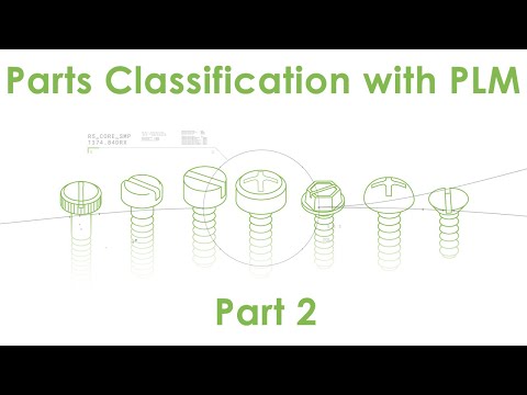 Improving Parts Re-use with Windchill Parts Classification - Classification (Part 2 of 3)