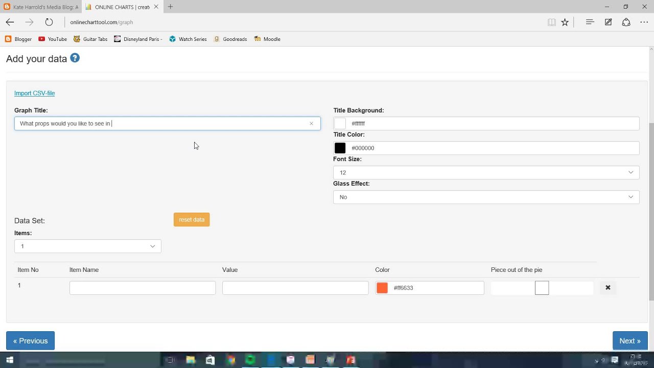 online chart tool tutorial media eval