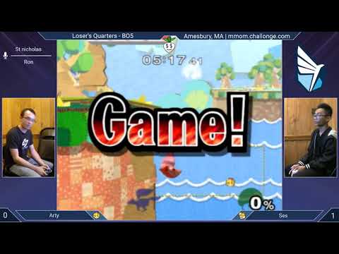 MMOM166 SSBM - Arty (Peach) vs. Ses (Fox) - Melee LQF