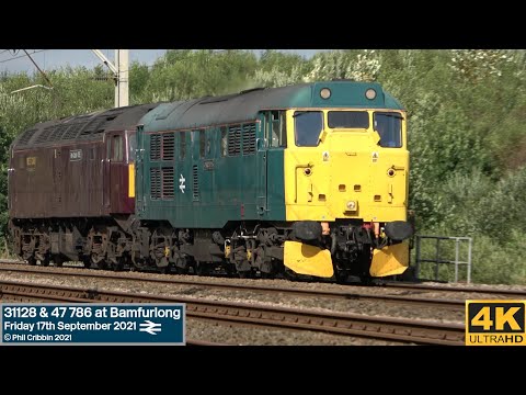 31128 & 47786 at Bamfurlong - 17th September 2021