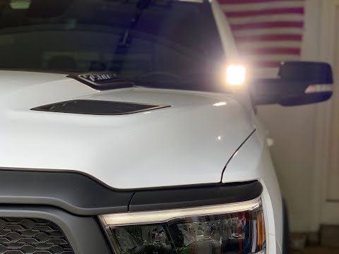 ZRoadz Hood Hinge Brackets w/ OZ-USA Pods - Ram Rebel