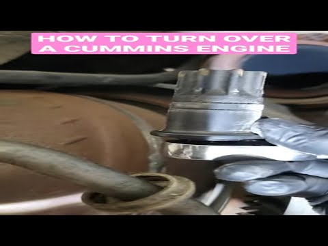 How to Turn Over A Cummins Engine EASILY