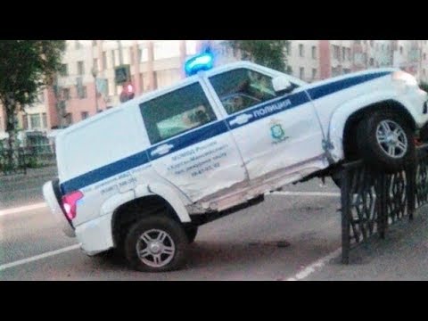 Погоня полиции за байкером в Ханты-Мансийске