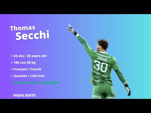 Thomas SECCHI 🇫🇷 - HIGHLIGTHS & SAVES / LIGUE 2 BKT - RODEZ AF 🔴🟡 2024